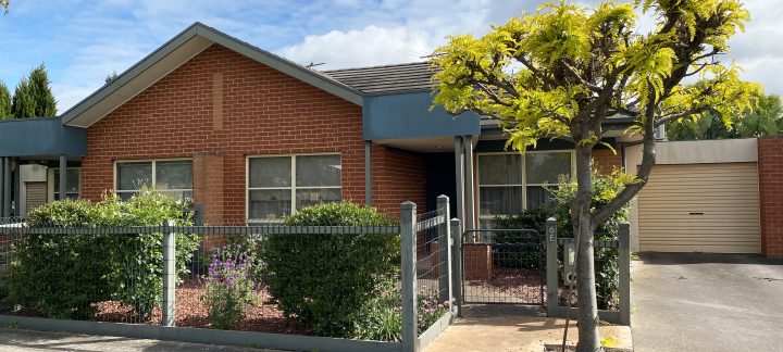 Unit with secure garage